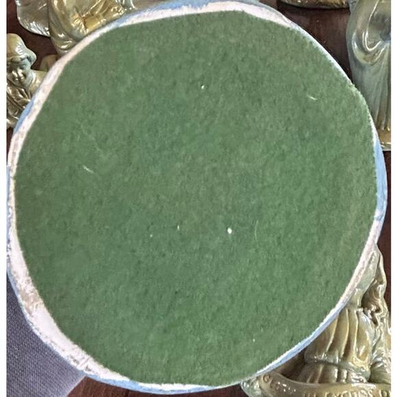 Vintage Light Green Holland Mold Complete Nativity 15 Piece Set Angel Baby Jesus - Picture 8 of 14